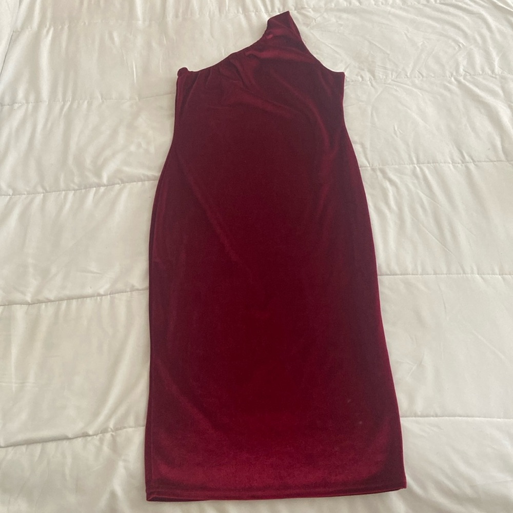 Merlot midi dress